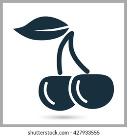 Cherry slot icon on the background