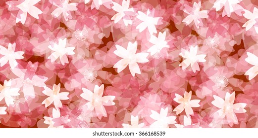 Cherry spring flower background