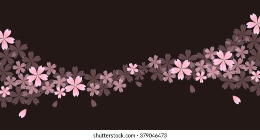 Cherry spring flower background