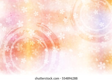 Cherry spring flower background