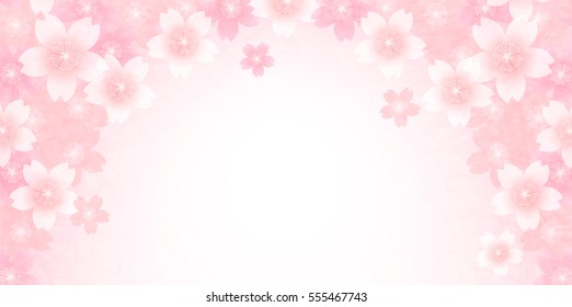 Cherry spring flower background