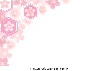 Cherry spring flower background