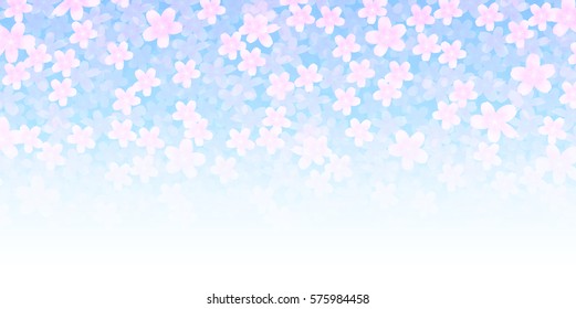 Cherry spring flower background