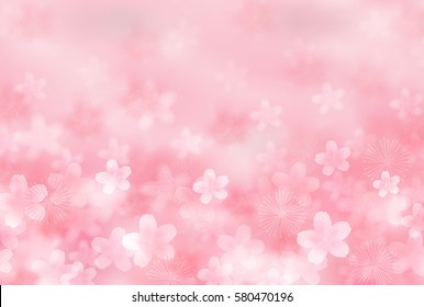 Cherry spring flower background