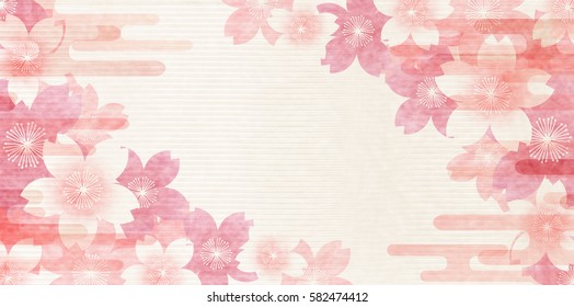 Cherry spring flower background