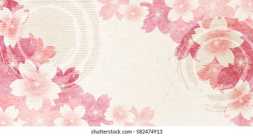 Cherry spring flower background