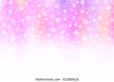 Cherry spring flower background