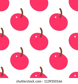 Cherry Sweet pink background Seamless  Vector illustration esp 10 pattern texture for textile