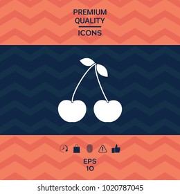 Cherry symbol icon