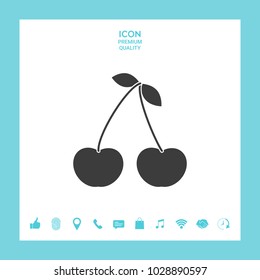 Cherry symbol icon