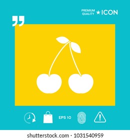 Cherry symbol icon