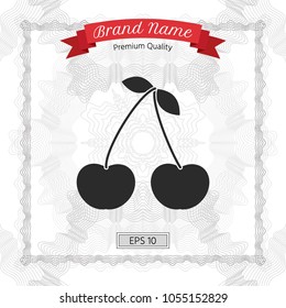 Cherry symbol icon