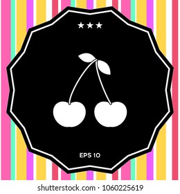 Cherry symbol icon