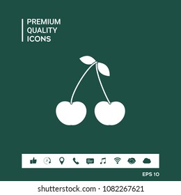 Cherry symbol icon