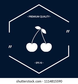 Cherry symbol icon