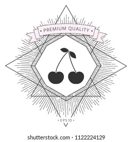 Cherry symbol icon