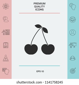 Cherry symbol icon