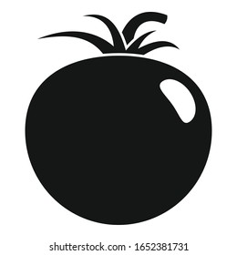 Cherry tomato icon. Simple illustration of cherry tomato vector icon for web design isolated on white background