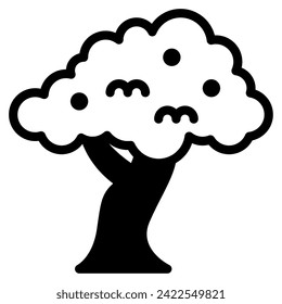 Cherry Tree Icon Spring, for uiux, web, app, infographic, etc