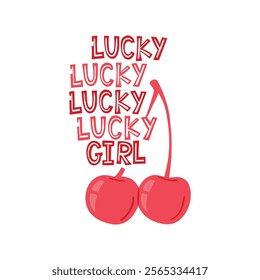 Cherry Valentine vector desing Retro Clipart, Love Graphics and Cricut Designs for Crafts and Sublimation