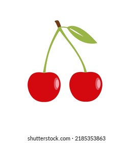 KirschVektorgrafik, frisches Obst, Naturobst
