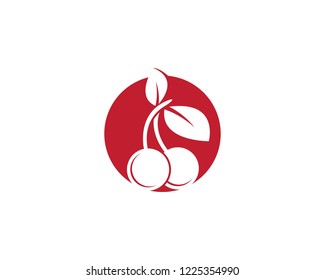 Cherry vector icon