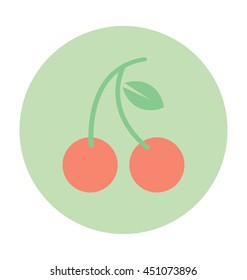 Cherry Vector Icon