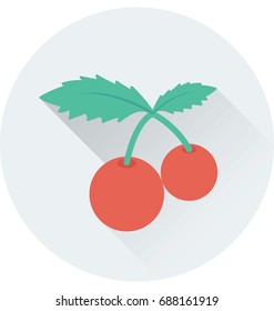 
Cherry Vector Icon
