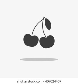 Cherry vector Icon. Vector illustration