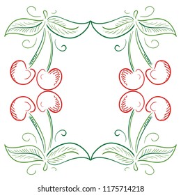 Cherry. Vector illustration