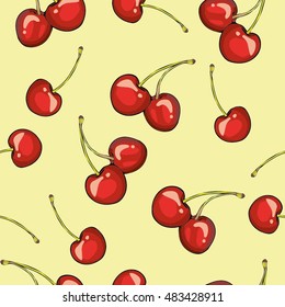 cherry - vector illustration