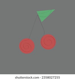 Cherry vector simple article style