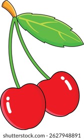 cherry vectors design art illustration