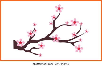 Cherryblossom, Autumn Tree Leafs Line Art, Fall Leaves Crafts Gnome Design, Magic Clipart Halloween Tree Leafs Illustration.