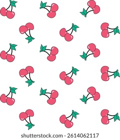 CHERRY-FRUIT - ALL OVER PRINT - PATTERN