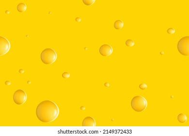 Chese cartoon seamless pattern with round holes