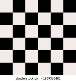 Chess 6x6 ornament. Simple squares ornament.