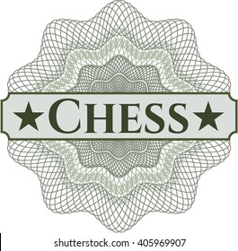 Chess abstract linear rosette