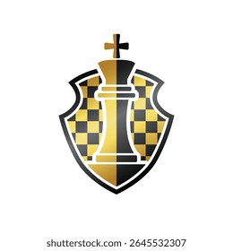chess abstract logo modern style