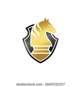 chess abstract logo modern style