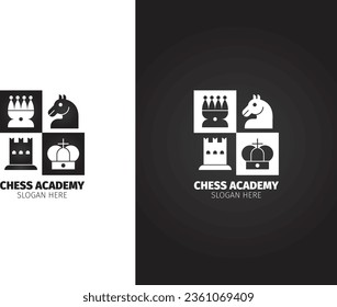 Chess Academy  School Logo Design