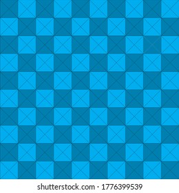 chess background in light blue and dark with simple lines