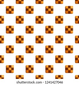 Chess biscuit pattern seamless vector repeat for any web design