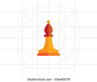 Chess bishop icon