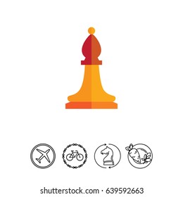 Chess bishop icon