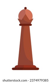 chess bishop illustration vector isolated