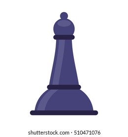 chess bishop isolated icon vector illustration design