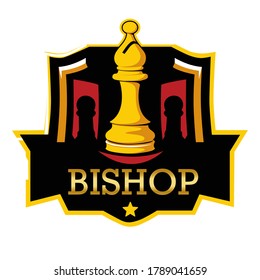 Chess bishop vector - chess piece vector 