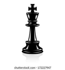 Black King Chess Piece - Vectorjunky - Free Vectors, Icons, Logos and More
