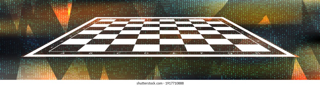 chess board abstract stock vector background